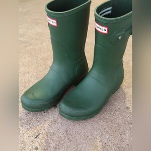 Hunter Women’s Green Tall Rain Boots - Olive Green Size 7